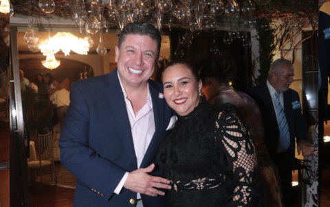 Manuel González y Yamel Azar.