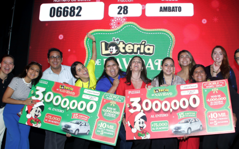 El 15 de septiembre 2025, el número 06682, fracción 28, se llevó el primer Toyota Agya, que ya tiene un nuevo hogar en Ambato.