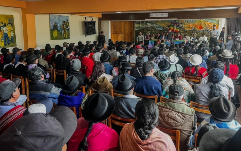 Pueblos y nacionalidades indígenas de Ecuador se preparan para una nueva jornada de protesta contra el Decreto 126.