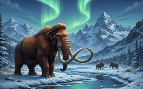El mamut lanudo, habitante de la tundra ártica durante el Pleistoceno, es el otro gran proyecto de Colossal Biosciences, que busca revivirlo para restaurar ecosistemas perdidos.