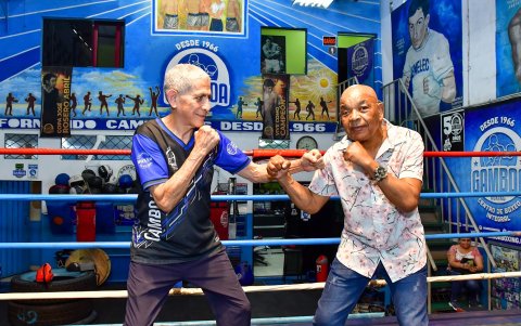 Raúl Gamboa y Ramiro Bolaños, fueron rivales y luego Gamboa fue su entrenador.