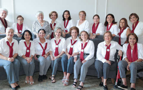 El grupo de coordinadoras de este año.