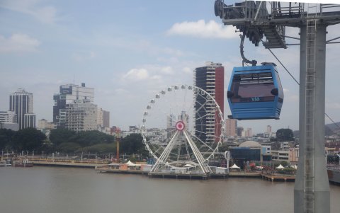 La Aerovía conecta Guayaquil con Durán.