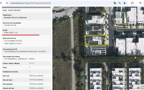 La casa de José Serrano registra como propietaria a Doral Asset 1 LLC, una compañía de papel de Xavier Jordán.