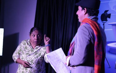 Meche Payne y Ney Calderón.