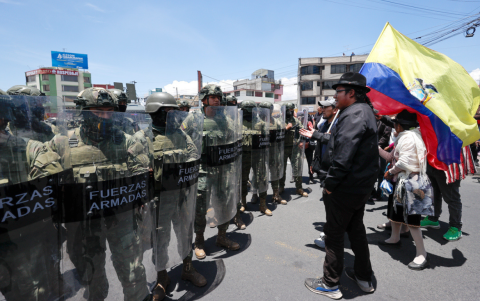 Manifestantes en Latacunga y Otavalo marcaron la primera jornada del paro nacional; este 23 de septiembre continúa la movilización en varias provincias.
