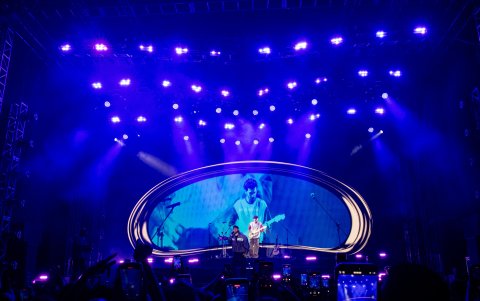 El escenario del dúo venezolano.