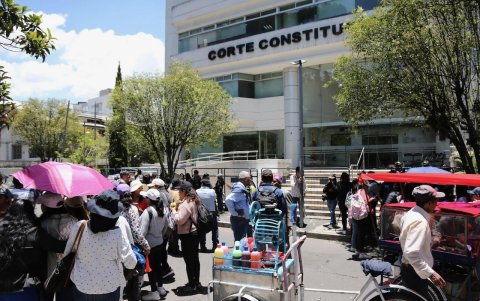 Los jueces de la Corte Constitucional soportaron la presión de simpatizantes del Gobierno, en septiembre 2025