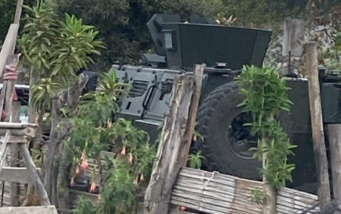 La Conaie denunció el ingreso de tanquetas militares