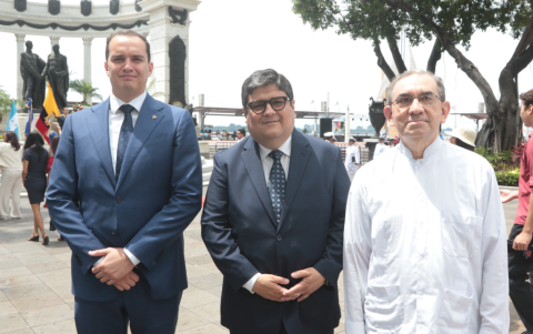 Jesús Hernández, Antonio Miranda y Magno Marriott.