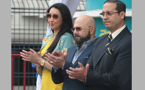 Desiré Maquilón, Jorge Saade y David Norero.