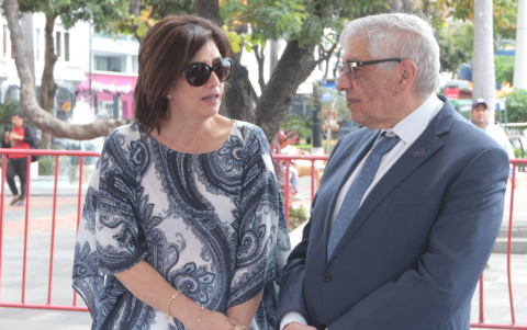 Mónica Molina de Piza y Joaquín Hernández.