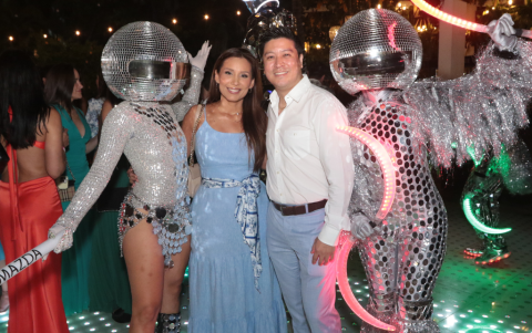 Carolina Chang de Hago y Daniel Hago.