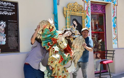 La galería del restaurador Marcelo Cuesta, en San Blas, recobra vida con La Ruta León.