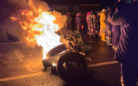 Los manifestantes han bloqueado las vías por 12 días desde que inició el paro nacional.
