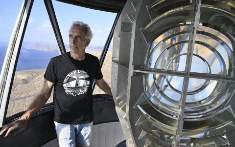 Se jubila Mario Sanz, uno de los últimos fareros de España.