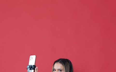 'La Tía' es uno de sus personajes más famosos en sus redes sociales.