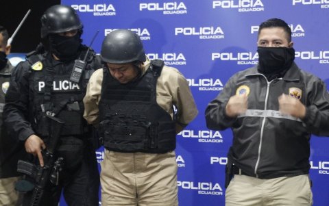 Alias Fede fue capturado en Medellín, Colombia, y está encarcelado en La Roca, en Guayaquil.