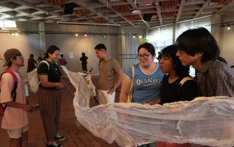 La exposición se realizó en la Universidad Católica de Santiago de Guayaquil.
