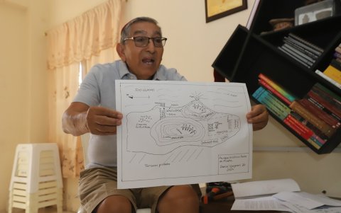 David Uyaguari propone la construcción de un parque histórico en Punta de Piedra.