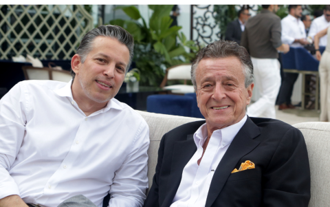 Jorge Wagner y Roberto Aguirre.