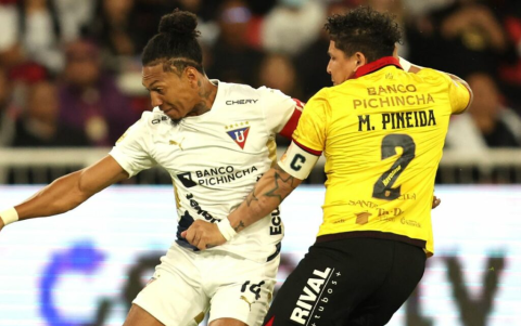 Liga de Quito y Barcelona se enfrentarán dos veces más en el hexagonal final de la LigaPro 2025.