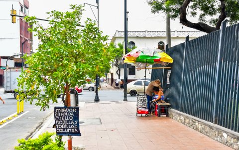 Usuarios. Aunque el interior del parque fue restaurado hace algunos meses, en el sitio se evidencia una baja afluencia de visitantes de lunes a viernes.
