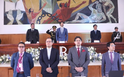 El acto se desarrolló en presencia de autoridades nacionales, locales, militares, policiales y representantes de la sociedad civil.