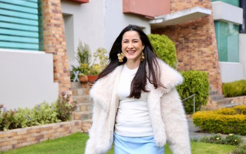 Sencillez. Sofía Mestanza, comunicadora guayaquileña que contagia alegría y energía.