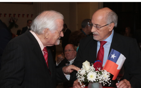 Gino Luzi y Basil Haylock.