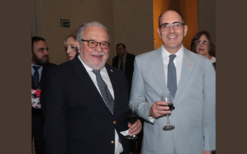 Rodrigo Bustamante y Erik Martini.