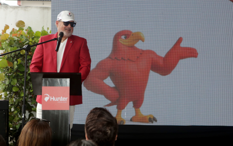 Guido Flavio Jalil durante su exposición.