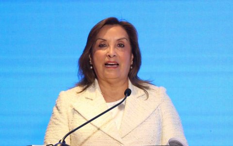 La destituida presidenta de Perú Dina Boluarte, en una imagen de archivo.