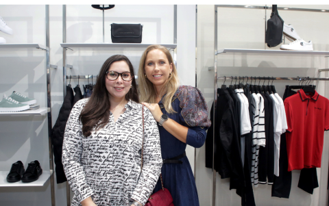 Carla Lemos y Edita de Freire.