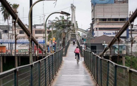 El paso peatonal se cerró el 1 de octubre