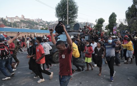 Protestas en Madagascar