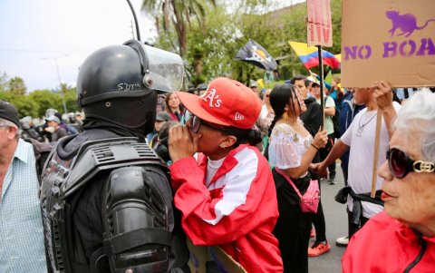 El Gobierno radicalizará el control de la fuerza pública en Imbabura.