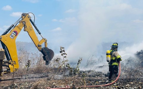 Los últimos incendios se han registrado en vía a la costa, en el sector de Casas Viejas.