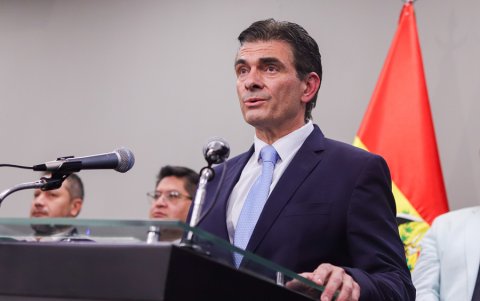 El candidato a la Presidencia de Bolivia por el Partido Demócrata Cristiano (PDC), Rodrigo Paz Pereira.