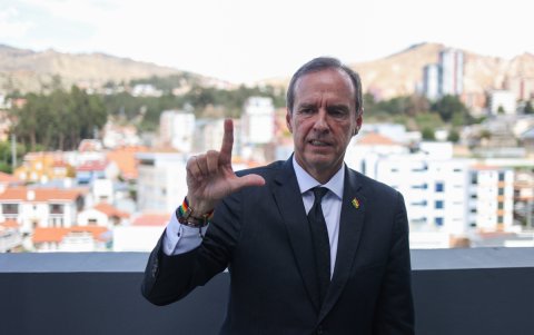 El candidato a la Presidencia de Bolivia, Jorge 'Tuto' Quiroga.