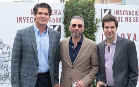 Alessio Tabacchi, Alejandro Kronfle y Jorge Fayad.