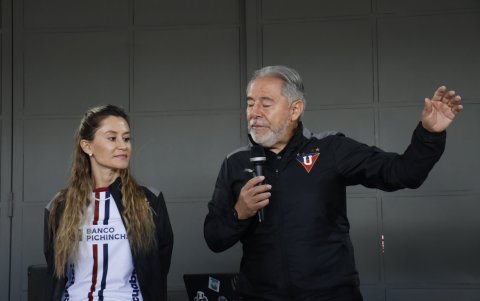 Isaac Álvarez, presidente de Liga de Quito.