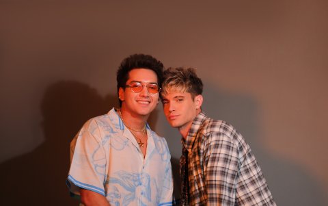 Jandino y Lionel Ferro posan para el lente de EXPRESIONES