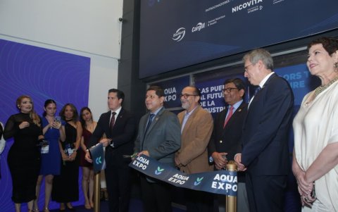 El ministro Luis Alberto Jaramillo resaltó el crecimiento del 23% en exportaciones del camarón ecuatoriano y su consolidación como producto de excelencia mundial.