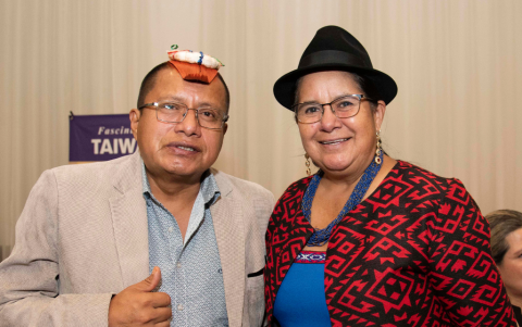 Ángel Gende y Lourdes Tibán.