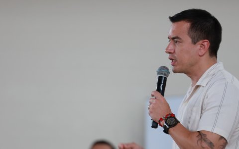 El presidente Daniel Noboa es el principal impulso de la redacción de una nueva Constitución.