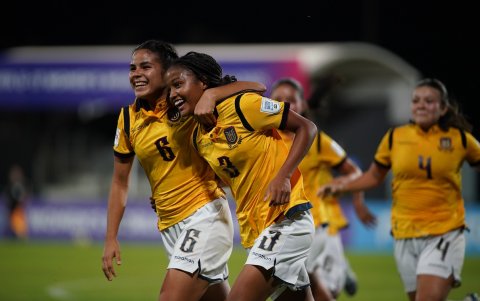 Maite Zambrano hizo el segundo gol de Ecuador ante Noruega.