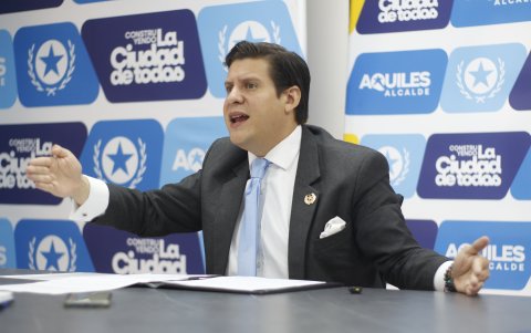 El jurista durante su diálogo con EXPRESO.