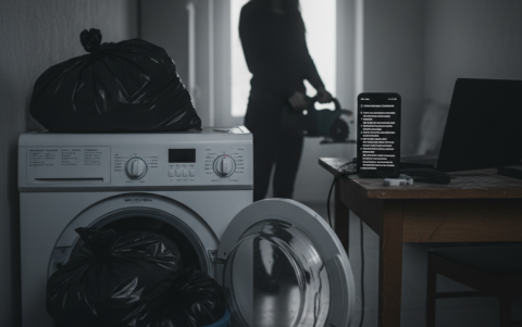 La Policía halló el cuerpo desmembrado de Martha Cecilia Solís dentro de una lavadora y un tacho azul en su vivienda de Sauces 9.