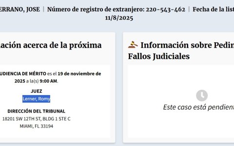 Audiencia de José Serrano prevista para el 19 de noviembre de 2025